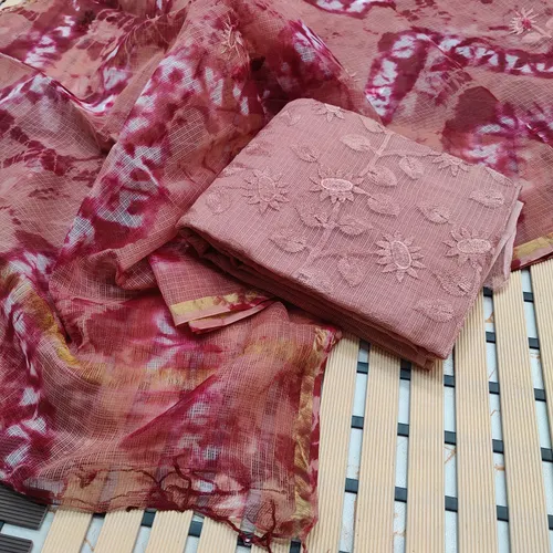 Exclusive Kota Doria Pure Cotton Dress Material – Handcrafted Elegance in Every Weave